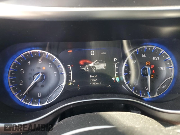 2017 Chrysler Pacifica Limited with VIN 2C4RC1GG2HR804955, listed as a Copart auction lot 74741074 with 117,936 mi miles and Salvage title. Bid and sale history available at DreamBid. Image 9.