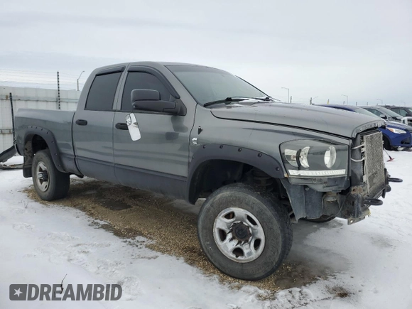 2007 Dodge Ram 3500 Laramie with VIN 3D7MX38CX7G743404, listed as a Copart auction lot 88023165 with 546,621 mi miles and Salvage Title. Bid and sale history available at carsss.com. Image 4.