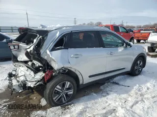 2021 Kia Niro LX with VIN KNDCB3LC2M5470747, listed as a Copart auction lot 45146245 with 34,190 mi miles and Salvage Title. Bid and sale history available at carsss.com. Image 3.