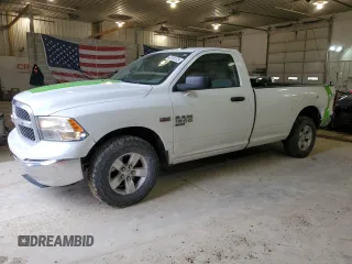 2019 Ram 1500 Classic Tradesman with VIN 3C6JR6DT9KG541152, listed as a Copart auction lot 43781375 with 65,908 mi miles and Salvage Title. Bid and sale history available at carsss.com. Image 1.