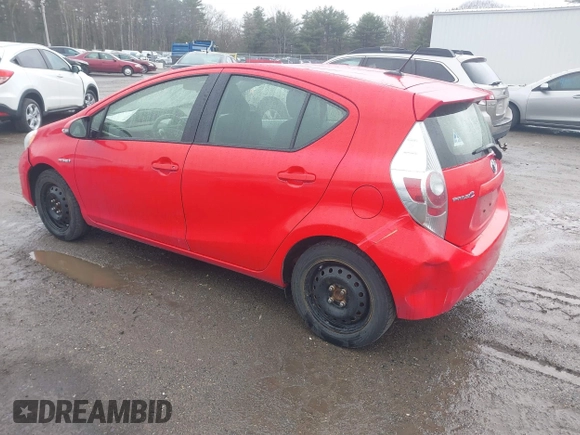 2012 Toyota Prius One with VIN JTDKDTB31C1524326, listed as a IAAI auction lot 41950024 with 60,317 mi miles. Bid and sale history available at carsss.com. Image 3.