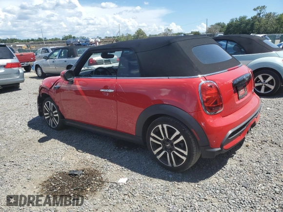2024 MINI Convertible Cooper S with VIN WMW43DL09R3R36560, listed as a Copart auction lot 60325395 with 10,619 mi miles and Salvage title. Bid and sale history available at DreamBid. Image 2.