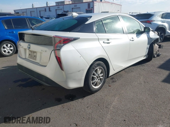 2016 Toyota Prius Four with VIN JTDKARFU4G3525589, listed as a IAAI auction lot 41612929 with 197,114 mi miles. Bid and sale history available at carsss.com. Image 4.