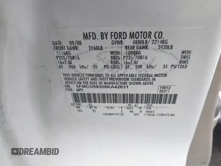 2009 Ford Escape Hybrid with VIN 1FMCU59309KA42631, listed as a IAAI auction lot 41809054 with 140,696 mi miles and . Bid and sale history available at DreamBid. Image 9.
