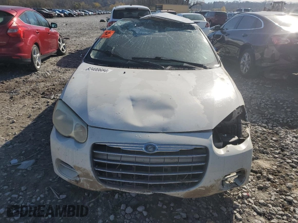 2005 Chrysler Sebring with VIN 1C3EL46X65N692059, listed as a Copart auction lot 82400684 with Not provided miles and Salvage title. Bid and sale history available at DreamBid. Image 5.