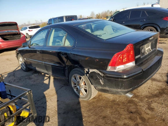 2006 Volvo S60 2.5T with VIN YV1RH592462551637, listed as a Copart auction lot 48795315 with 169,073 mi miles and Salvage Title. Bid and sale history available at carsss.com. Image 2.