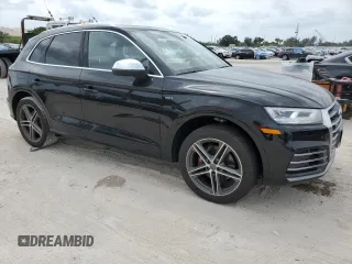 2018 Audi SQ5 Prestige with VIN WA1C4AFY9J2028352, listed as a Copart auction lot 50319905 with 44,642 mi miles and Salvage Title. Bid and sale history available at carsss.com. Image 4.