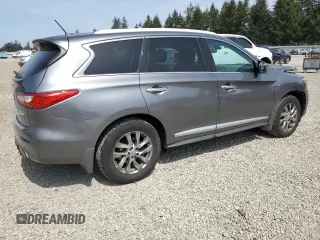 2015 Infiniti QX60 with VIN 5N1AL0MMXFC547546, listed as a Copart auction lot 54595005 with 114,560 mi miles and Salvage Title. Bid and sale history available at DreamBid. Image 3.