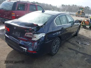 2019 BMW 5 Series 530i xDrive with VIN WBAJA7C50KWW48792, listed as a IAAI auction lot 41840161 with 58,313 mi miles. Bid and sale history available at carsss.com. Image 4.