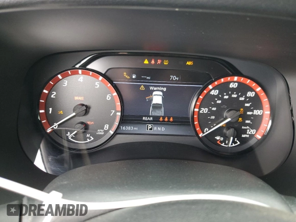 2024 Nissan Frontier Pro-4X with VIN 1N6ED1EKXRN600239, listed as a Copart auction lot 53429825 with 16,383 mi miles and Salvage title. Bid and sale history available at DreamBid. Image 9.