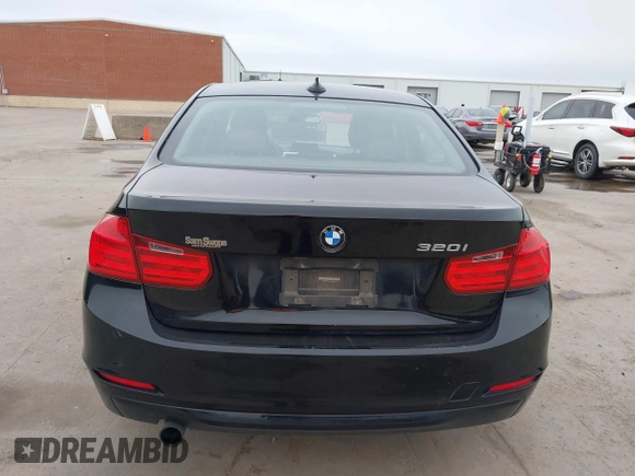 2013 BMW 3 Series 320i with VIN WBA3B1C51DK129473, listed as a IAAI auction lot 41591999 with 80,389 mi miles. Bid and sale history available at carsss.com. Image 16.