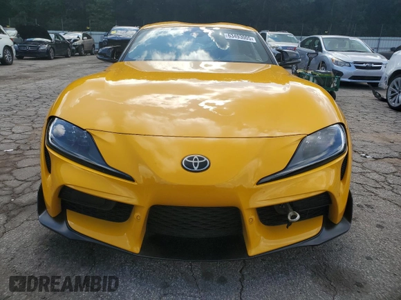 2021 Toyota Supra 3.0 with VIN WZ1DB0C07MW042452, listed as a Copart auction lot 63493005 with Not provided miles and Clean title. Bid and sale history available at DreamBid. Image 5.