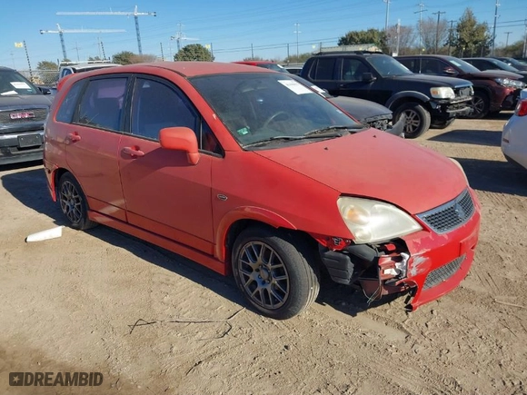 2006 Suzuki Aerio SX with VIN JS2RC61H965350850, listed as a IAAI auction lot 41406615 with 169,983 mi miles. Bid and sale history available at carsss.com. Image 1.