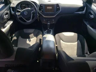 2014 Jeep Cherokee Latitude with VIN 1C4PJLCS9EW180982, listed as a Copart auction lot 48673035 with 107,358 mi miles and Salvage Title. Bid and sale history available at carsss.com. Image 8.