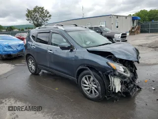2014 Nissan Rogue S z VIN 5N1AT2MV0EC796344, wystawiony jako Copart lot #57096675 z przebiegiem 122 256 mil mil oraz Szkoda całkowita • Salvage title. Historia ofert i sprzedaży dostępna na DreamBid. Obrazek 4.