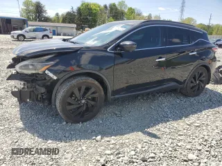 2018 Nissan Murano SL z VIN 5N1AZ2MG7JN169400, wystawiony jako Copart lot #53254705 z przebiegiem 80 932 mil mil oraz Szkoda całkowita • Salvage title. Historia ofert i sprzedaży dostępna na DreamBid. Obrazek 1.