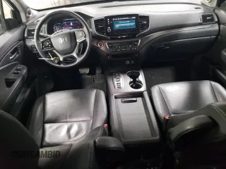 2022 Honda Pilot EX-L with VIN 5FNYF6H53NB097837, listed as a Copart auction lot 43523735 with 21,339 mi miles and Salvage Title. Bid and sale history available at carsss.com. Image 8.