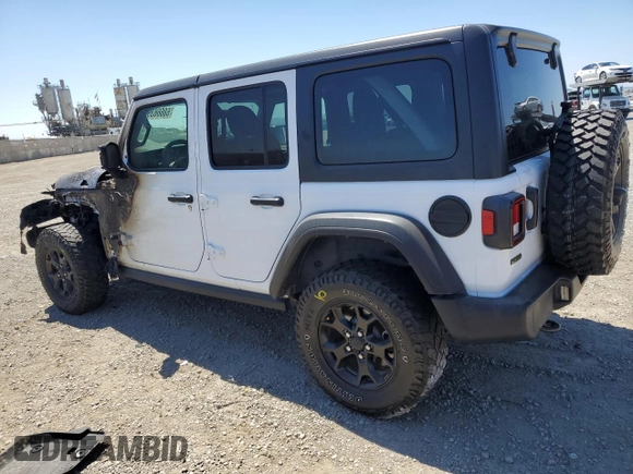 2022 Jeep Wrangler Unlimited Willys with VIN 1C4HJXDM6NW155064, listed as a Copart auction lot 68666394 with Not Provided miles and Salvage Title. Bid and sale history available at DreamBid. Image 2.