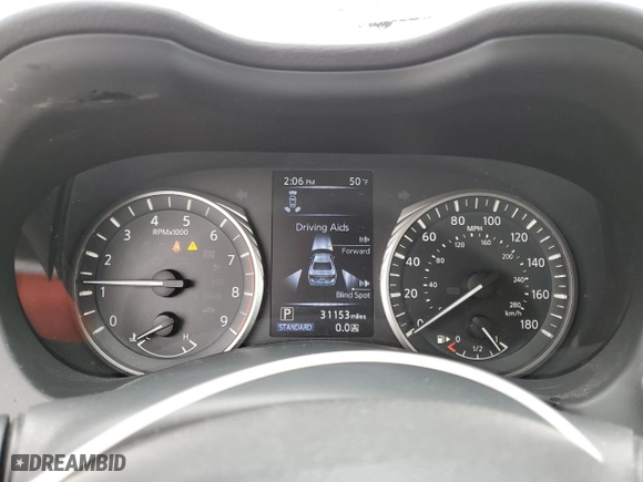 2020 Infiniti Q50 EDITION 30 with VIN JN1EV7AP6LM208783, listed as a Copart auction lot 49448685 with 31,153 mi miles and Salvage Title. Bid and sale history available at carsss.com. Image 9.