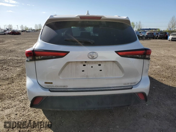 2023 Toyota Highlander L with VIN 5TDKDRBH0PS527435, listed as a Copart auction lot 55776425 with 24,944 mi miles and Salvage title. Bid and sale history available at DreamBid. Image 6.