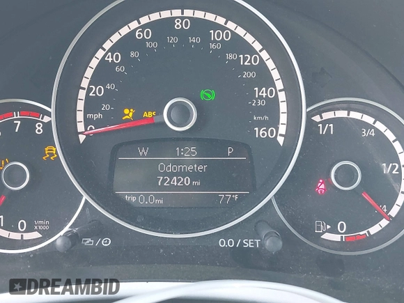 2015 Volkswagen Beetle 1.8T w/Tech with VIN 3VW517AT9FM810122, listed as a IAAI auction lot 41815980 with 72,420 mi miles and . Bid and sale history available at DreamBid. Image 7.