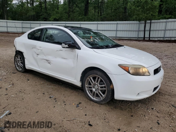 2007 Scion tC Spec with VIN JTKDE177670217471, listed as a Copart auction lot 60991105 with 183,758 mi miles and Salvage title. Bid and sale history available at DreamBid. Image 4.