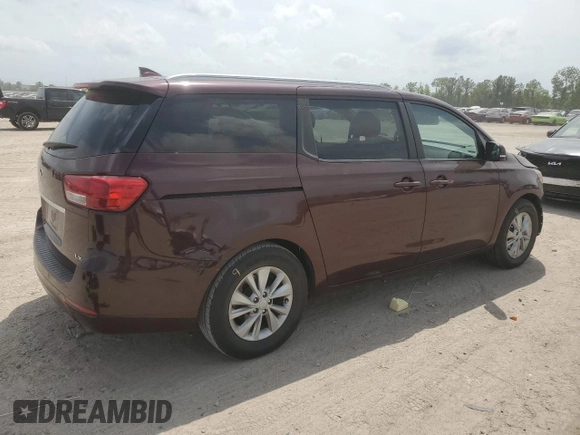 2017 Kia Sedona LX with VIN KNDMB5C17H6271336, listed as a Copart auction lot 53650475 with 123,007 mi miles and Salvage Title. Bid and sale history available at DreamBid. Image 3.