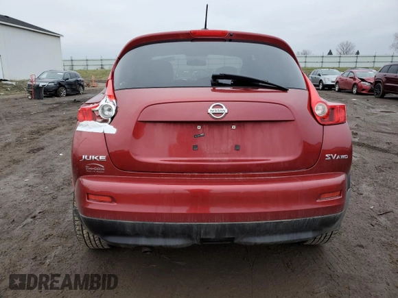 2011 Nissan Juke SV with VIN JN8AF5MV8BT008407, listed as a Copart auction lot 84950814 with 151,097 mi miles and Clean Title. Bid and sale history available at carsss.com. Image 6.