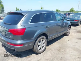 2015 Audi Q7 Premium Plus with VIN WA1LGAFEXFD026148, listed as a IAAI auction lot 42558640 with Not provided miles and . Bid and sale history available at DreamBid. Image 4.