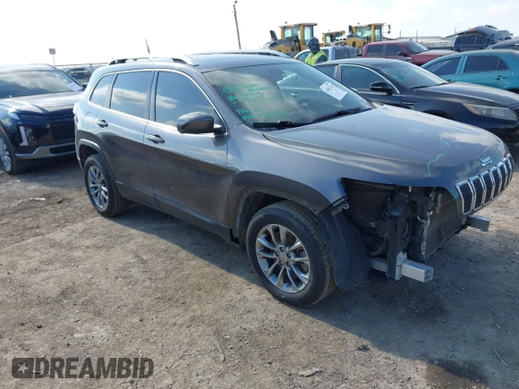 2020 Jeep Cherokee Altitude with VIN 1C4PJLLB5LD580742, listed as a IAAI auction lot 41483128 with 77,127 mi miles. Bid and sale history available at carsss.com. Image 1.
