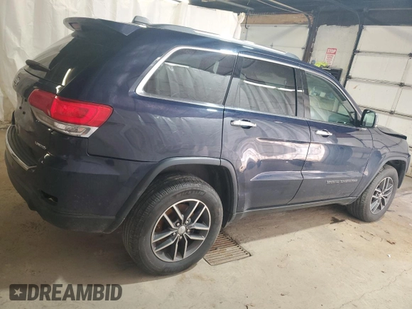 2017 Jeep Grand Cherokee Limited z VIN 1C4RJFBG1HC900790, wystawiony jako Copart lot #54385455 z przebiegiem 154 617 mil mil oraz Szkoda całkowita • Salvage title. Historia ofert i sprzedaży dostępna na DreamBid. Obrazek 3.