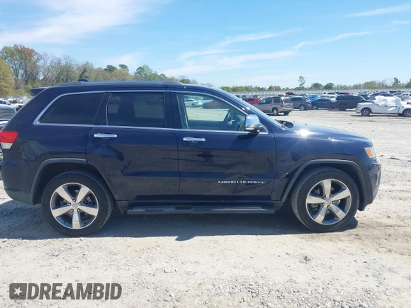 2015 Jeep Grand Cherokee Limited with VIN 1C4RJEBG5FC635136, listed as a IAAI auction lot 41894763 with 229,907 mi miles. Bid and sale history available at carsss.com. Image 13.