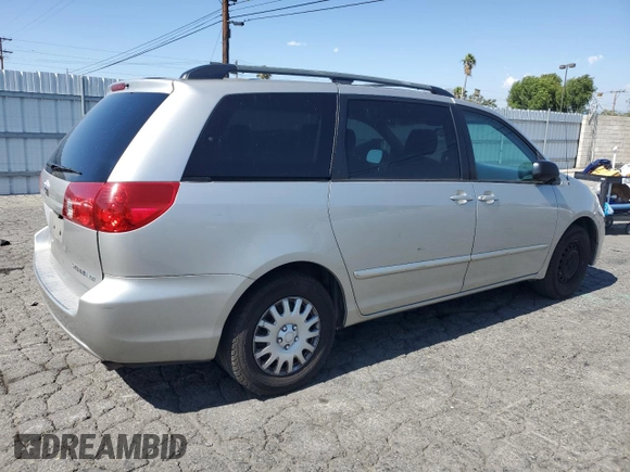 2007 Toyota Sienna CE with VIN 5TDZK23C57S010839, listed as a Copart auction lot 55300715 with 161,568 mi miles and Clean Title. Bid and sale history available at carsss.com. Image 3.