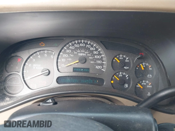 2003 Chevrolet Tahoe LT with VIN 1GNEK13Z23R302221, listed as a IAAI auction lot 41636853 with 264,525 mi miles. Bid and sale history available at carsss.com. Image 7.