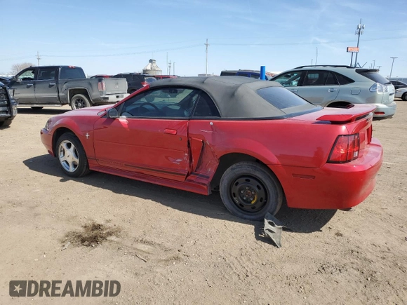 2001 Ford Mustang Deluxe with VIN 1FAFP44461F229846, listed as a Copart auction lot 49043565 with 99,534 mi miles and Salvage Title. Bid and sale history available at carsss.com. Image 2.