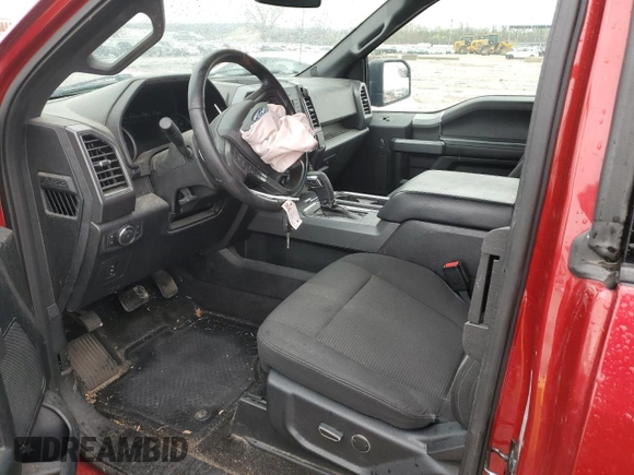 2017 Ford F-150 XL with VIN 1FTFX1EG5HKE50762, listed as a Copart auction lot 51812025 with 101,838 mi miles and Salvage title. Bid and sale history available at DreamBid. Image 7.