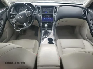 2016 Infiniti Q50 Premium with VIN JN1CV7AR7GM251575, listed as a Copart auction lot 55110115 with 238,751 mi miles and Salvage Title. Bid and sale history available at DreamBid. Image 8.