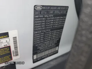 2016 Land Rover Range Rover Sport HSE with VIN SALWR2PF8GA105291, listed as a Copart auction lot 62156345 with 102,511 mi miles and Clean title. Bid and sale history available at DreamBid. Image 12.
