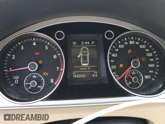 2013 Volkswagen CC R-Line with VIN WVWBP7AN0DE548886, listed as a Copart auction lot 69289534 with 162,212 mi miles and Non Repairable. Bid and sale history available at carsss.com. Image 9.