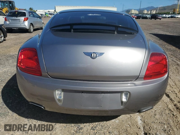 2005 Bentley Continental GT GT z VIN SCBCR63W85C027848, wystawiony jako Copart lot #53891185 z przebiegiem 69 216 mil mil oraz Czysty tytuł • Clean title. Historia ofert i sprzedaży dostępna na DreamBid. Obrazek 6.