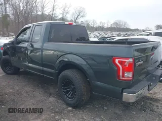 2015 Ford F-150 XL with VIN 1FTEX1CP1FFB64492, listed as a IAAI auction lot 41781913 with 195,516 mi miles. Bid and sale history available at carsss.com. Image 3.