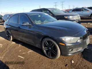 2015 BMW 3 Series 328i xDrive with VIN WBA3B3C52FF547256, listed as a Copart auction lot 49989155 with 90,285 mi miles and Salvage Title. Bid and sale history available at carsss.com. Image 4.