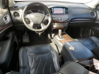 2013 Infiniti JX35 with VIN 5N1AL0MN8DC312021, listed as a Copart auction lot 77219714 with 137,841 mi miles and Salvage Title. Bid and sale history available at carsss.com. Image 8.