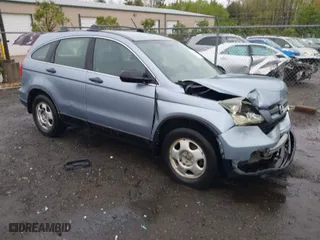 2008 Honda CR-V LX with VIN 5J6RE48328L048201, listed as a IAAI auction lot 42012002 with 166,876 mi miles. Bid and sale history available at carsss.com. Image 1.