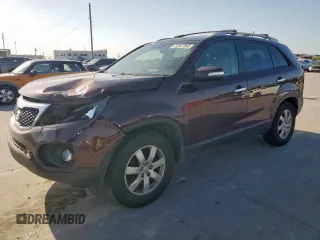 2013 Kia Sorento LX with VIN 5XYKT3A62DG343462, listed as a Copart auction lot 52507065 with 128,368 mi miles and Clean title. Bid and sale history available at DreamBid. Image 1.