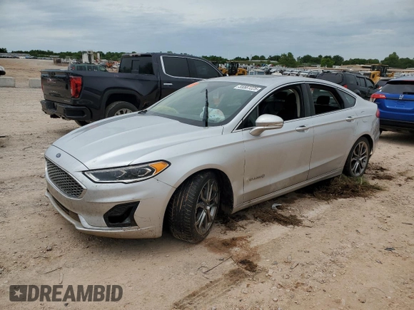 2019 Ford Fusion Titanium with VIN 3FA6P0RU7KR141023, listed as a Copart auction lot 55587225 with 120,267 mi miles and Clean title. Bid and sale history available at DreamBid. Image 1.