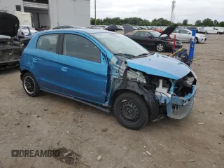 2021 Mitsubishi Mirage ES with VIN ML32AUHJ4MH006307, listed as a Copart auction lot 57297285 with 64,527 mi miles and Salvage title. Bid and sale history available at DreamBid. Image 4.