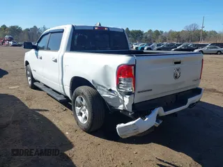 2024 Ram 1500 Big Horn with VIN 1C6SRFFT1RN142853, listed as a IAAI auction lot 41722121 with 16,566 mi miles and . Bid and sale history available at DreamBid. Image 3.