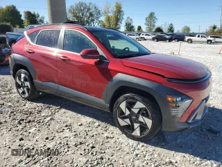 2024 Hyundai Kona Limited with VIN KM8HECA37RU069770, listed as a Copart auction lot 74526904 with 5,319 mi miles and Non Repairable. Bid and sale history available at carsss.com. Image 4.