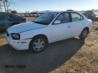 2001 Hyundai Elantra GLS z VIN KMHDN45D41U224853, wystawiony jako Copart lot #88162555 z przebiegiem 72 617 mil mil oraz Szkoda całkowita • Salvage title. Historia ofert i sprzedaży dostępna na DreamBid. Obrazek 1.